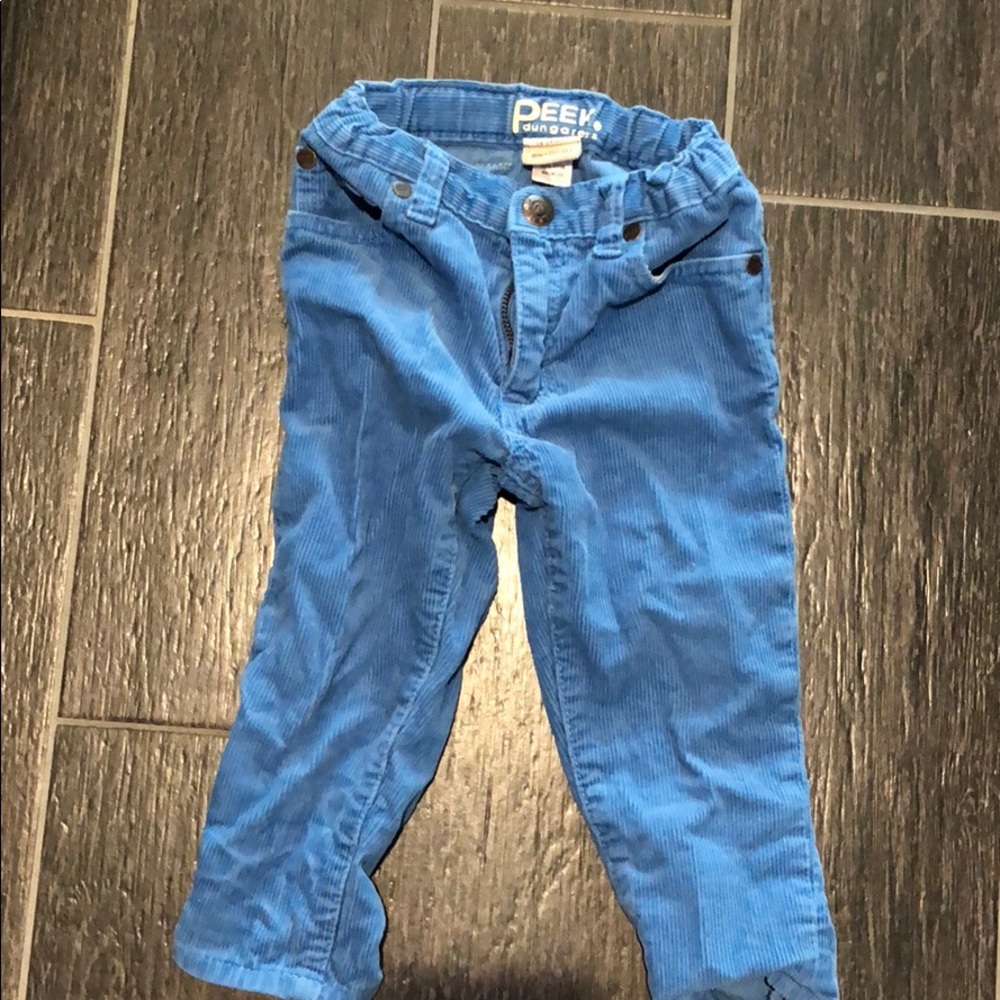 Peek blue corduroy pants 18-24 months